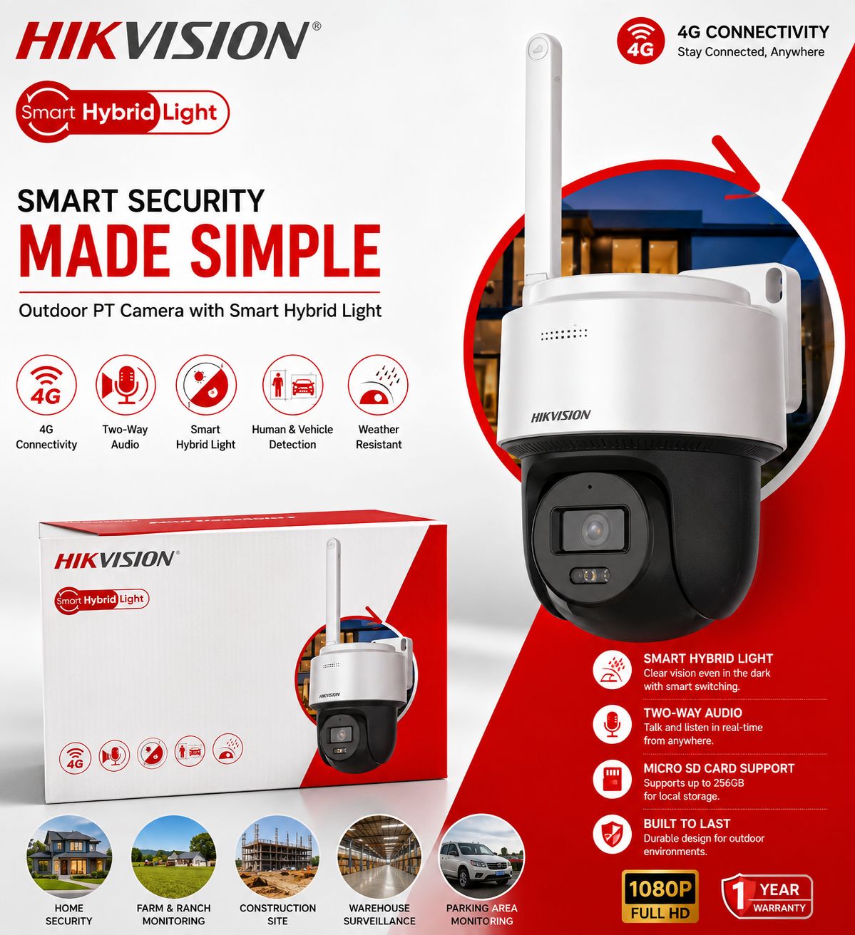 Hikvision smart hybrid light camera