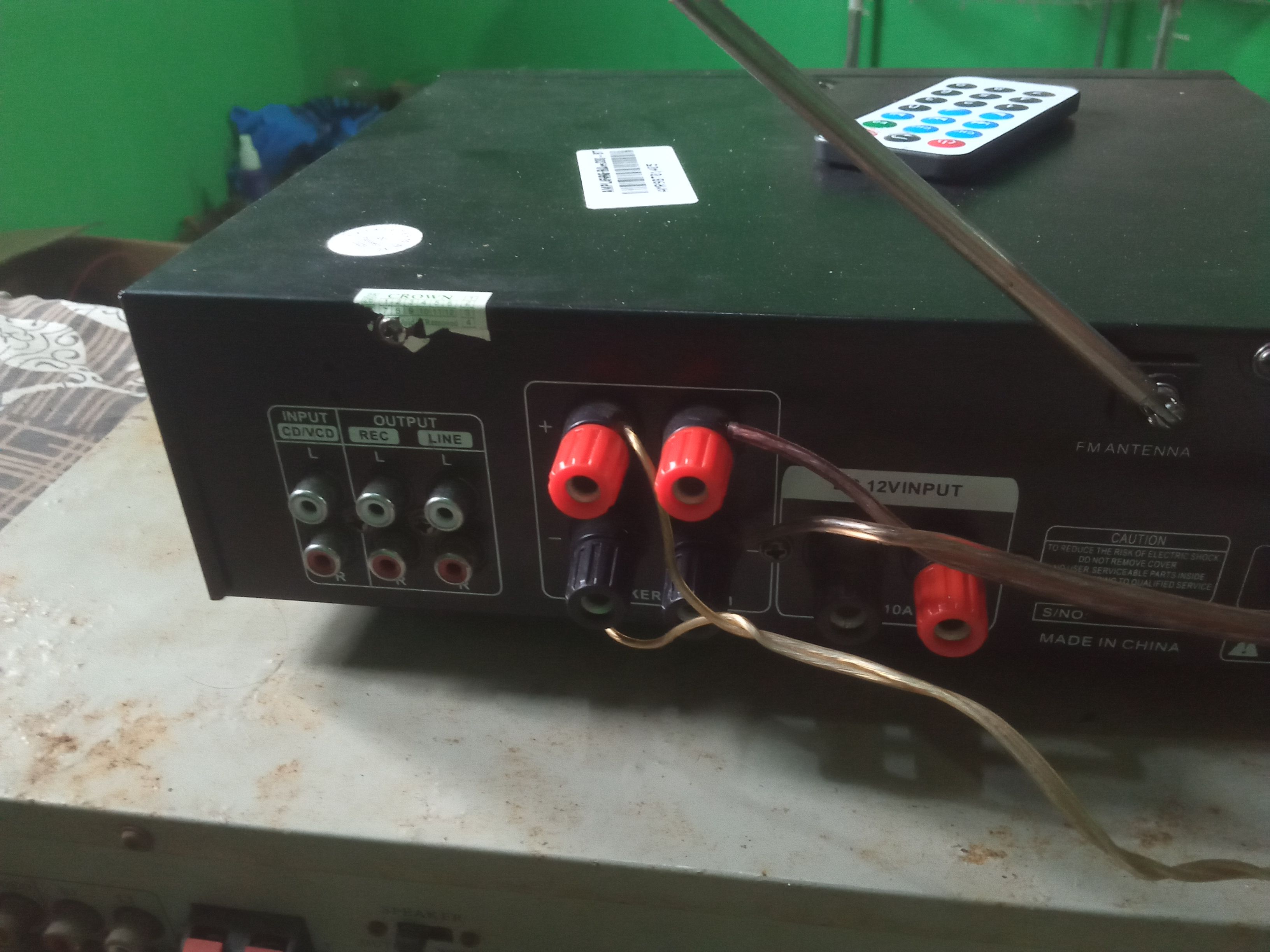 Karoke amplifier set
